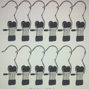 Set of 16 Upgraded clamp close pins for laundry, boot holders, Jean hangers